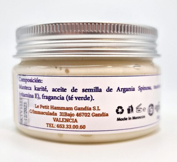 Manteca de Karité con Té Verde y Argán LPH